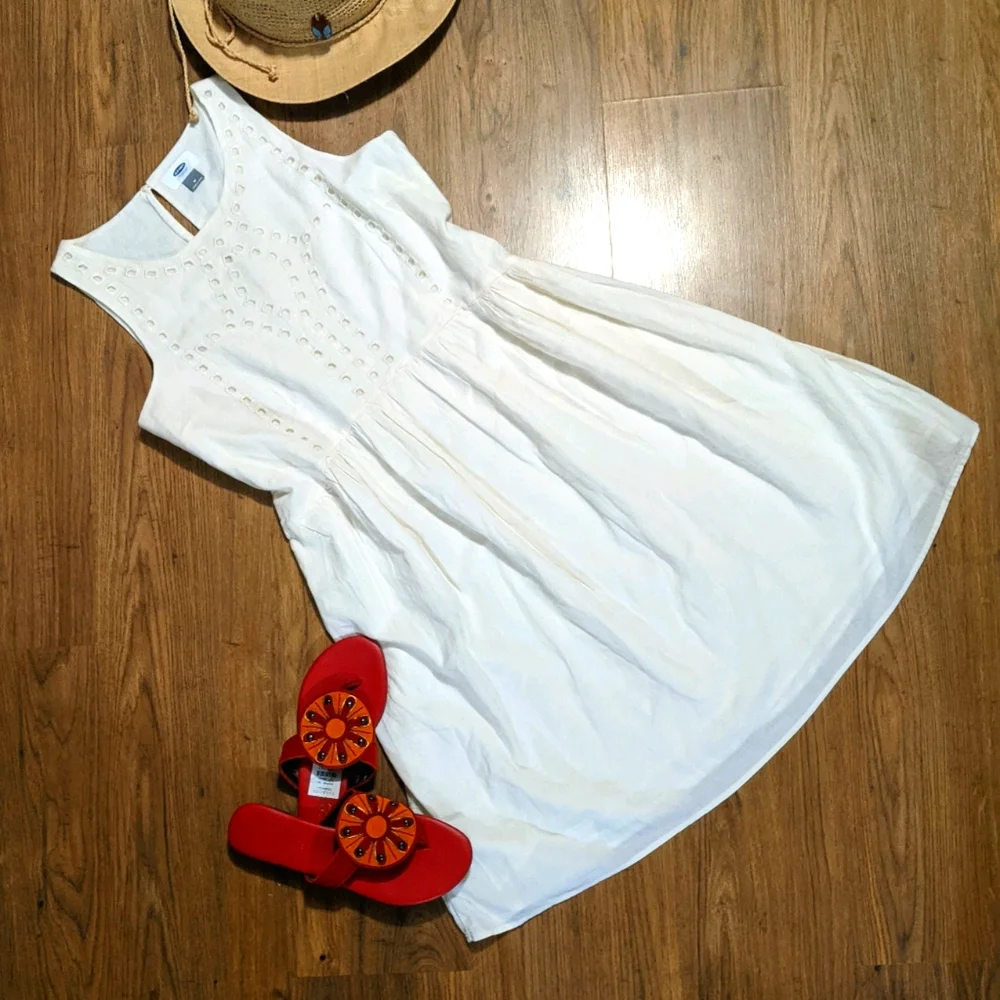 Old Navy Cotton Sun Dress sz Med - Picture 1 of 8